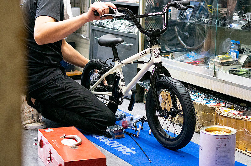 宝塚市小林にあるサイクルショップラビットの自転車修理